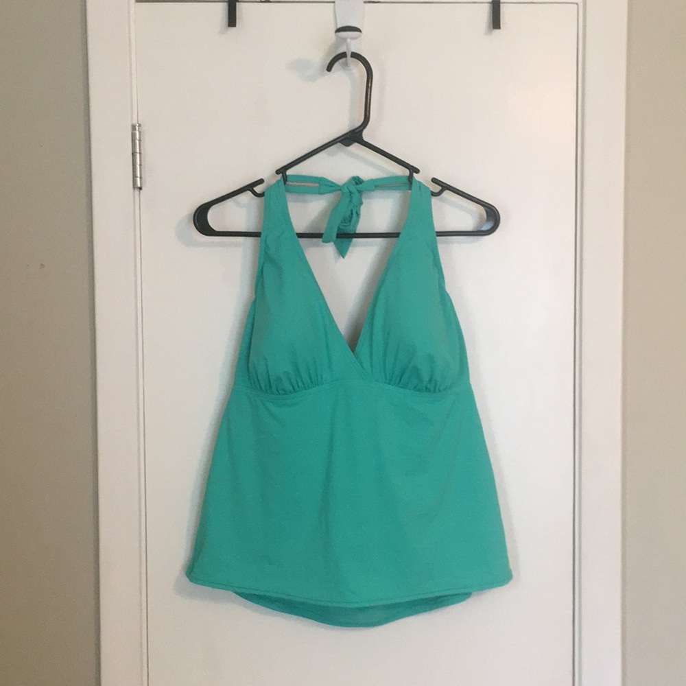 Lands’ End Halter Tankini Swim Top